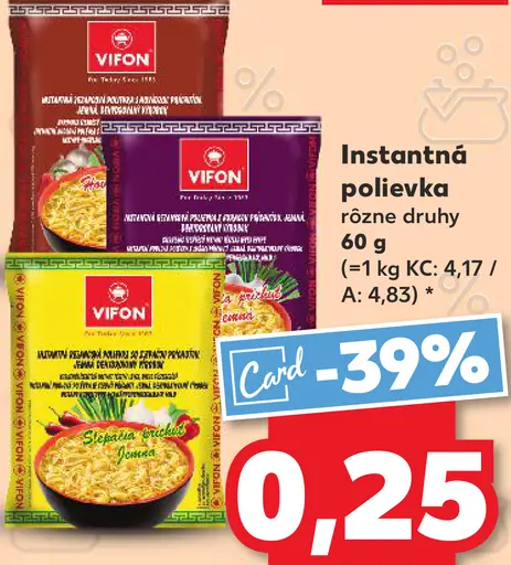 Vifon Instantná polievka