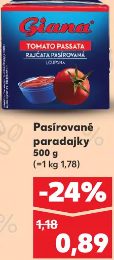 Giana Pasírované paradajky