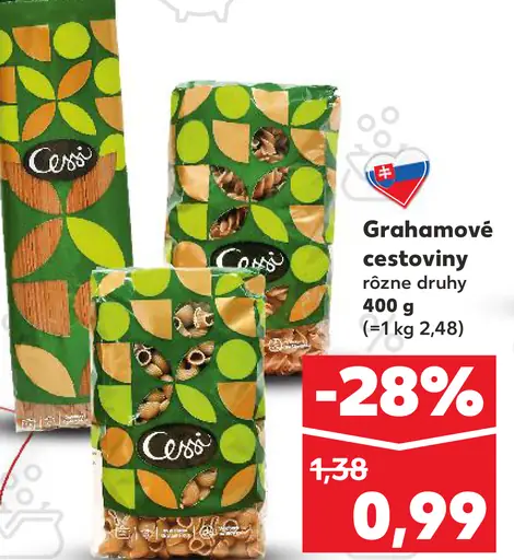 Cesso Grahamové cestoviny