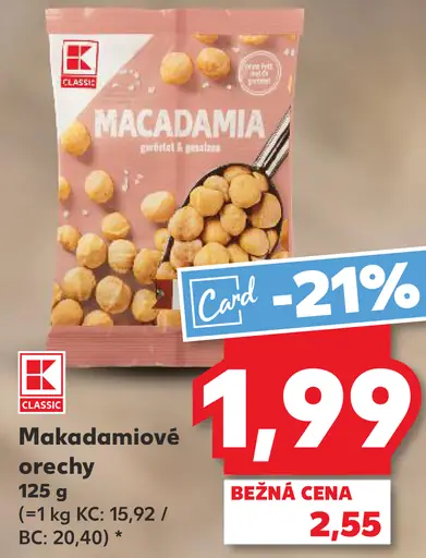 K-Classic Makadamiové orechy