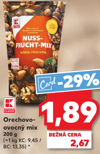 K-Classic Orechovo-ovocný mix