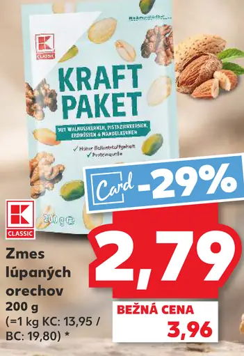 K-Classic Zmes lúpaných orechov
