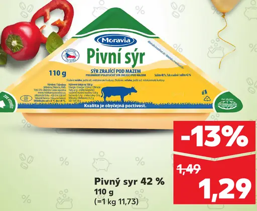 Moravia Pivný syr