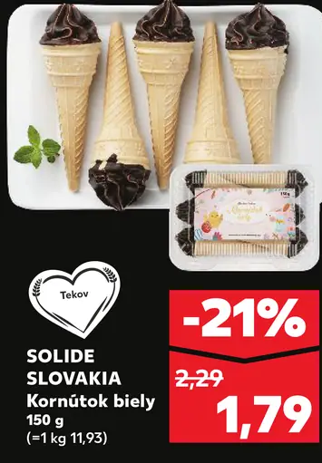 Solide Slovakia Kornútok biely