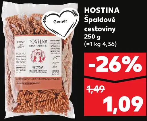 Hostina cestoviny