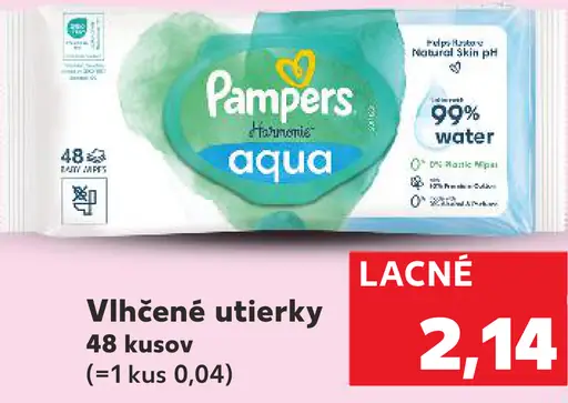 Pampers vlhčené utierky Aqua