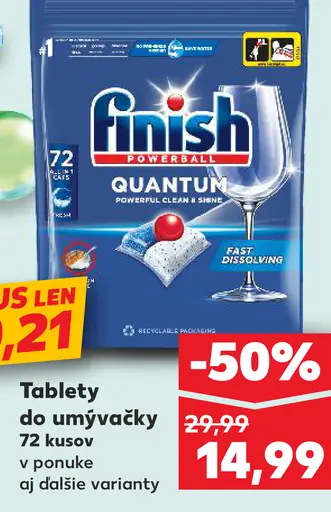 Finish Tablety do umývačky riadu
