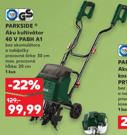 PARKSIDE Aku kultivátor vo PABH A1