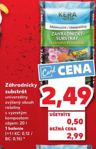 KERA Záhradnícky substrát
