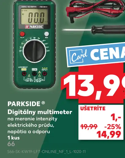 Parkside Digitálny multimeter