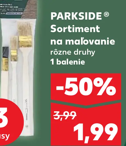 Parkside Sortiment na maľovanie rôzne druhy