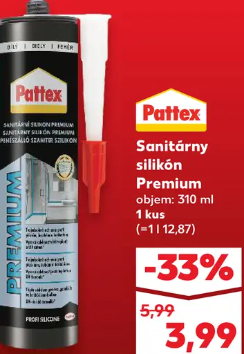 Pattex Sanitárny silikón Premium