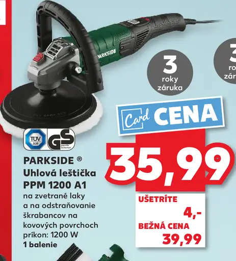 Parkside Uhlová leštička PPM 1200 A1