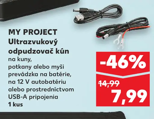 My Project Ultrazvukový odpudzovač kún