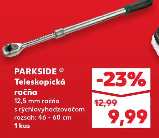 Parkside Teleskopická račňa