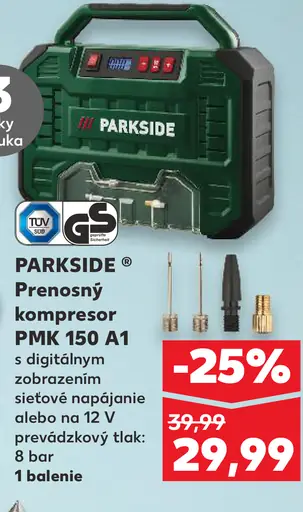 Parkside Prenosný kompresor PMK 150 A1