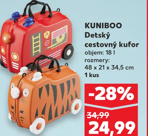 Kuniboo Detský cestovný kufor