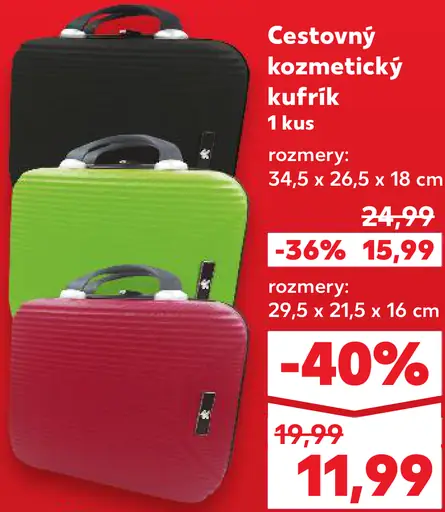 Unknown brand Cestovný kozmetický kufrík