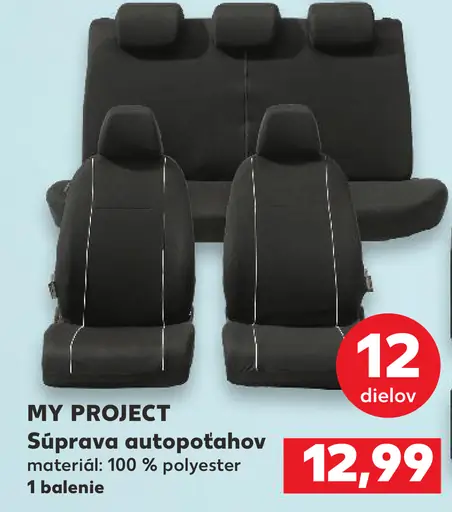 MY PROJECT Súprava autopotahov