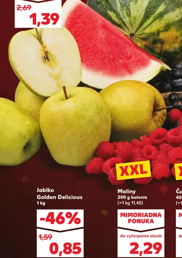 Jablko Golden Delicious