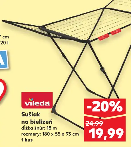 Vileda Sušiak na bielizeň