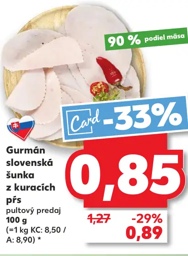 Gurmán slovenská šunka