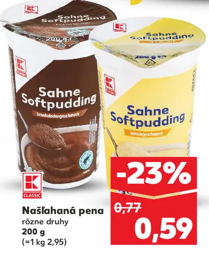 K-Classic Našľahaná pena