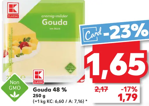 K-Classic Gouda plátky