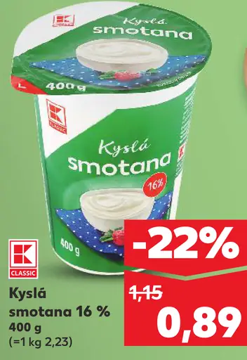 K-Classic Kyslá smotana