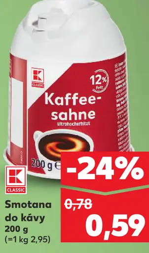 K-Classic Smotana do kávy