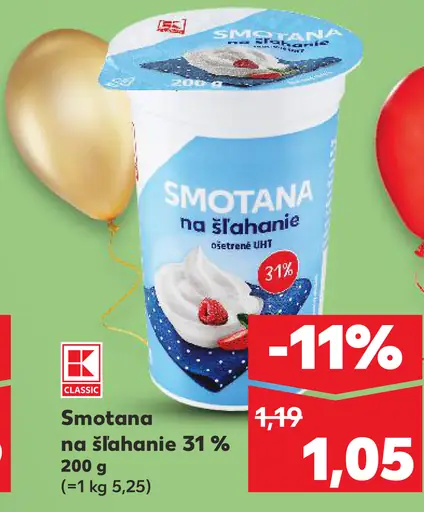 K-Classic Smotana na šľahanie