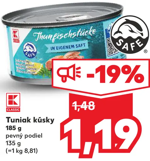 K-Classic Tuniak kúsky