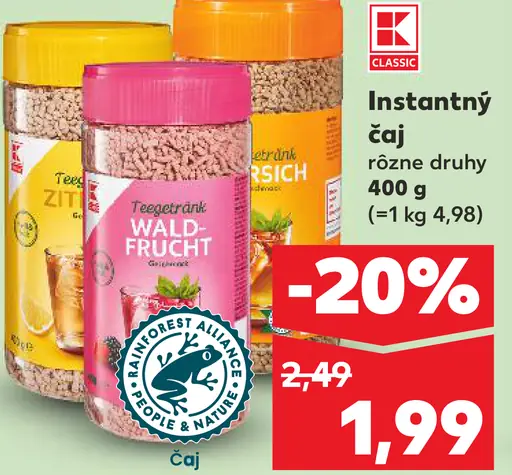 K-Classic Instantný čaj