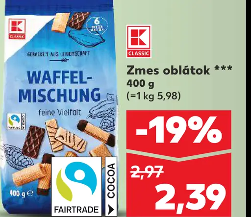 K Classic Zmes oblátok