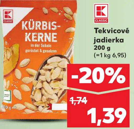 K-Classic Tekvicové jadierka