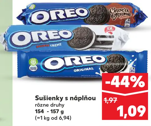 Oreo sušienky s náplňou