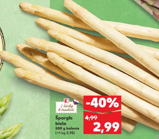 Špargľa biela