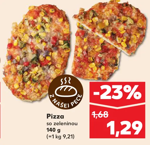 Pizza so zeleninou