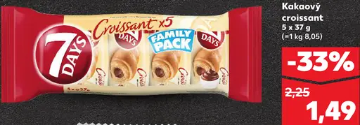 7 Days kakaový croissant