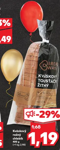 Kváskový toustáčik ražný