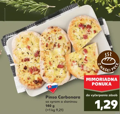 Pinsa Carbonara