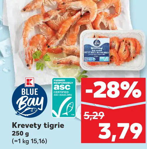 Blue Bay Krevety tigrie