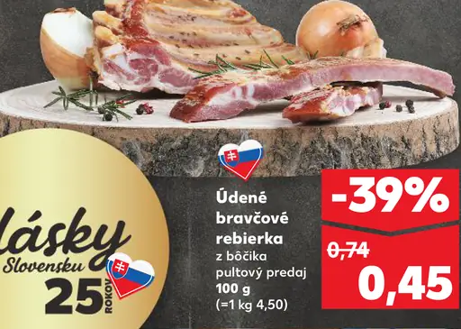 Bravčové rebierka z bočka