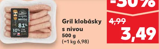 Šunková klobása s nivou