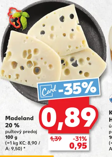 Madeland 20 % pultový predaj