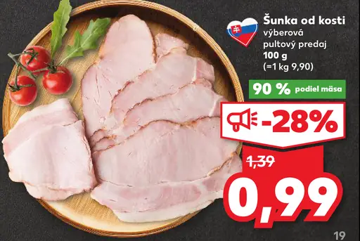 Šunka od kosti výberová