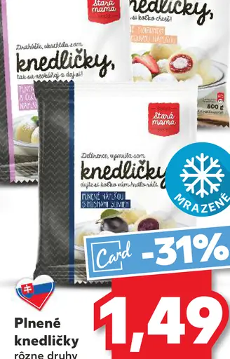 Plnené knedličky