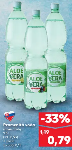 Pramenitá voda Aloe Vera