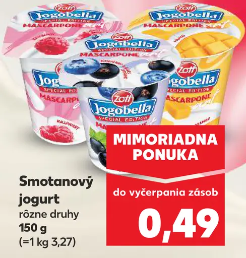 Smotanový jogurt