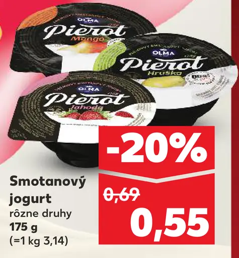 Smotanový jogurt Pierot